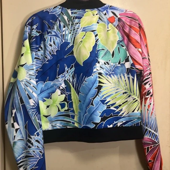Nike tropical 🌴 workout jacket size medium - Picture 6 of 6